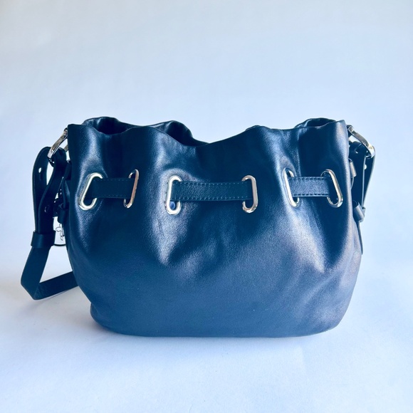 Cole Haan Black Genuine Leather Shoulder Bag - Picture 5 of 12